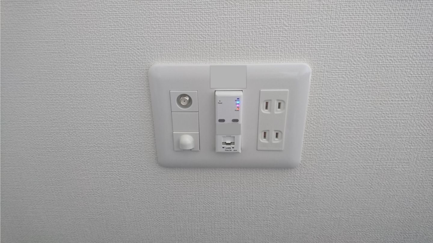 埋込無線ルーター設置